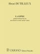 Dutilleux La Geole Voix Baryton ou Mezzo-Soprano et Piano (Poeme Jean Cassou)