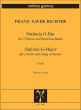 Richter Sinfonia G-Dur für 2 Hörner und Streichorchester (Partitur) (Rudolf Lück)
