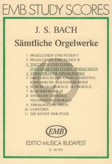 Bach J.S. Organ Works Vol.3-4 (Pocketscore)