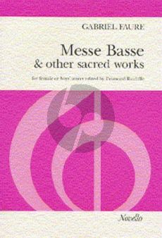 Faure Messe Basse and other Sacred Works (for Female and Boys' Voices) (Desmond Ratcliffe)