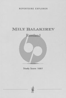 Balakirev Russia (Symphonic poem) Studyscore