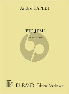 Caplet Pie Jesu pour Voix et Orgue