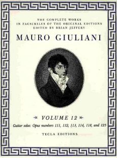 Giuliani Guitar Works Vol. 12 Op.111 - 125 Guitar solo (Brian Jeffery)