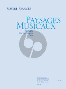 Frances Paysages Musicaux Voix Moyenne et Piano