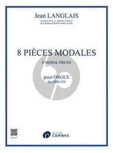 Langlais 8 Pieces Modales por Orgue