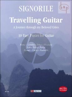 Travelling Guitar - A Journey through my beloved Cities - 10 Easy Pieces - Book with MP3 Files