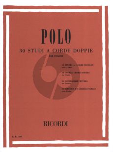 Polo 30 Studi a corde doppie (30 Double Chord Studies for Violin (1 - 3 Pos.)