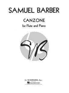 Barber Canzone Flute-Piano
