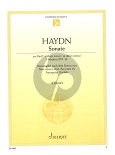 Joseph Haydn Sonate Hob.XVI:36 Klavier