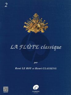 La Flute Classique Vol.2 Flute-Piano edited by Rene Le Roy and Henri Classens