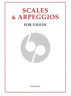 Scales and Arpeggios for Violin (Paxton Music)