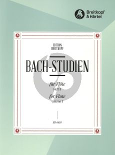 Bach-Studien Vol.2 Flote (24 Ubertragungen aus Werken von J.S. Bach) (Schindler-Braun)