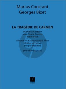 Constant-Bizet La Tragedie de Carmen Partition Chant-Piano