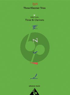 Curtis Three Klezmer Trios for 3 Clarinets[Bb] (Score/Parts)