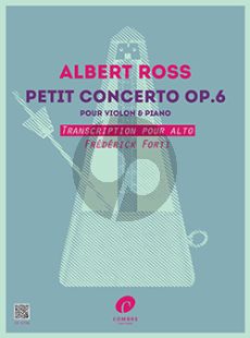 Ross Petit Concerto Op.6 Viola-Piano