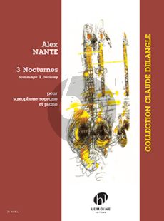 Nante 3 Nocturnes Soprano Saxophone-Piano