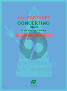 Portnoff Concertino Opus 96 Viola and Piano (transcr. Frederic Forti)