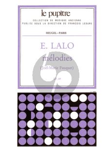 Lalo 23 Melodies pour Chant et Piano (Joel-Marie Fauquet) (Le Pupitre)