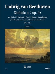 Beethoven Sinfonia No.7 Op.92 2 Ob.- 2 Clar. [C]- 2 Horns [G]- 2 Bsns-Contrabsn. (Parts) (Vienna 1816 edited by Pierluigi Destro)