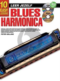 Gelling Leer Jezelf Blues Harmonica (Boek met Audio online) (10 Easy Lessons)