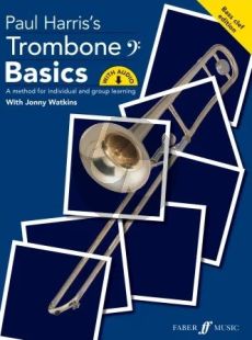 Harris-Watkins Trombone Basics (Bass Clef Edition) (Book with Audio online)