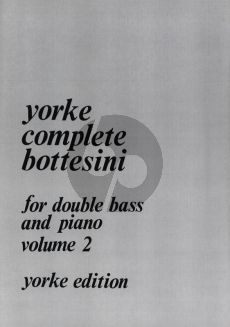 Bottesini Complete Vol. 2 Double Bass and Piano (Rodney Slatford)