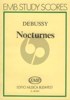 Debussy 3 Nocturnes Voice-Orchestra Study Score (edited by Gábor Darvas)