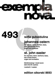 Johannes-Ostern (SATB soli- 2 mixed choirs- Organ-Orch.)