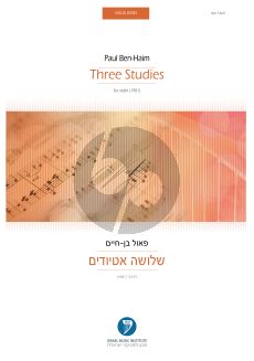 Ben-Haim Three Studies Violin Solo (1981)