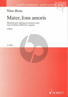 Mater, fons amoris