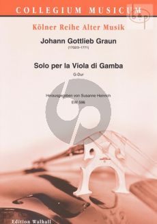 Solo per la Viola da Gamba G-dur