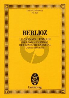 Berlioz Carnaval Roumain Ouverture for Orchestra Study Score