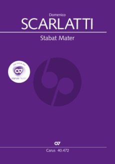 Scarlatti Stabat Mater Coro (Soli) SSSSAATTBB-Bc Score (edited by Robert Scandrett)