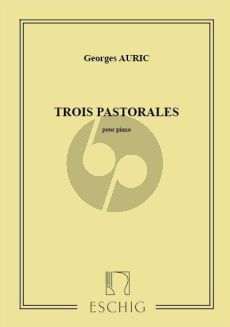 Auric 3 Pastorales pour Piano