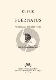 Kutrik Puer Natus for SATB