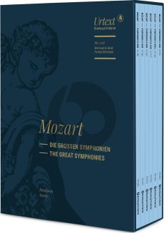 Mozart Die grossen Symphonien 6 Partituren im Schuber (herausgegeben von Cliff Eisen und Henrik Wiese)