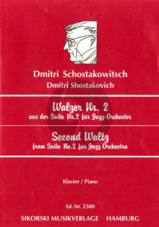 Shostakovich Walzer No.2 (aus Suite No.2 fur Jazz-Orch.) Klavier (arr. Richard Kula)