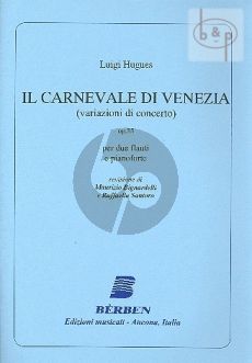 Il Carnavale di Venezia Op.55 2 Flutes and Piano