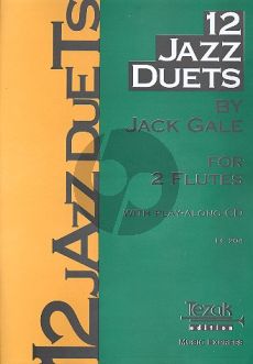 Gale 12 Jazz Duets 2 Flöten Buch mit CD
