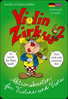 Violinzirkus 2 Aktionskarten für Violine und Viola (dt/engl.)