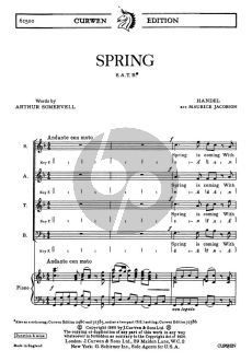 Handel Spring SATB