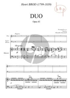 Grand Duo Op.43 (Oboe-Bassoon-Piano)