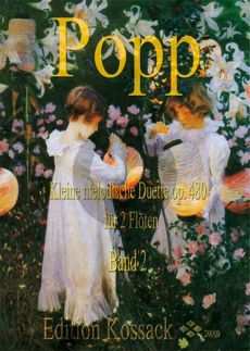 Popp Kleine Melodische Duette Op.480 Vol.2 2 Flutes (Grade 2 - 3) (Widdermann)