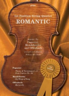 First Position String Quartet: Romantic (Score/Parts) (edited by Williams McConnell)