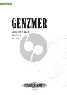 Genzmer 7 Studien (Capriccios) GeWV 191 Oboe (1974)