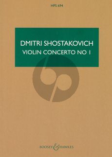 Shostakovich Concerto No.1 Op.77 Violin-Orchestra Study Score