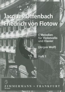 6 Melodien Vol.1 Violoncello und Klavier (Jürgen Wolf)