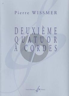 Wissmer Quartet No.2 2 Violins-Viola-Violoncello (Score/Parts)