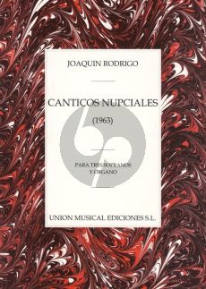 Rodrigo Canticus Nupciales 3 Sopranos with Organ