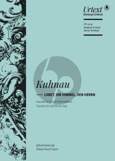 Kuhnau Lobet, ihr Himmel, den Herrn Soli-Chor und Orchester (Klavierauszug) (David Erler)